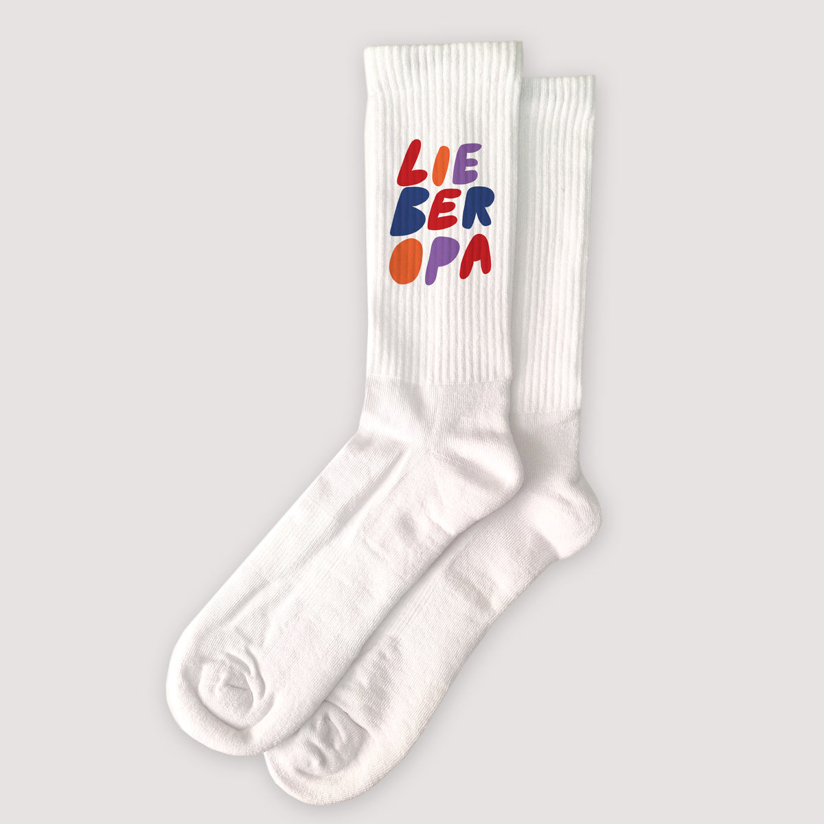 Socken Weiße Liebe Farben II foto N° 1