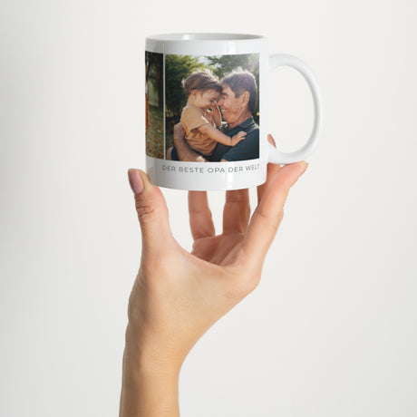 Tasse Objekte Weiß Großelterntag