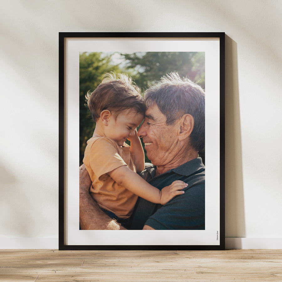 Poster Objekte Porträt 30 x 40 cm Großelterntag foto