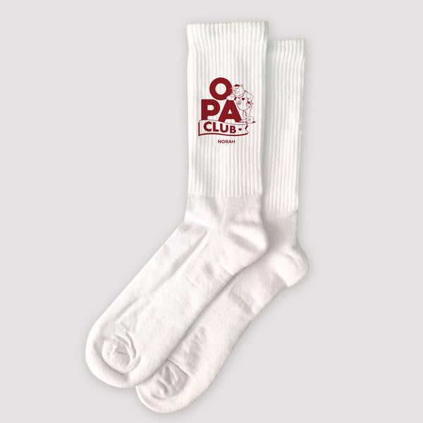 Socken Weiße Opa Bär Club foto