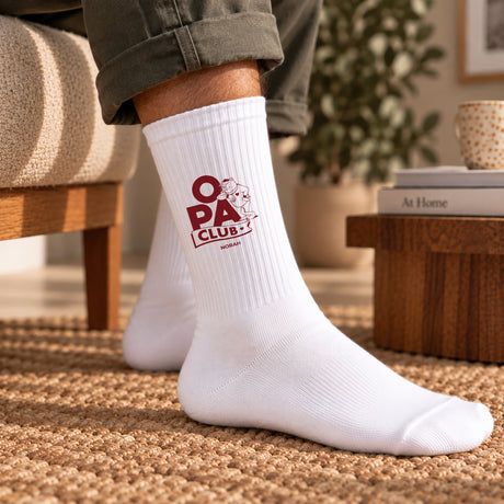 Socken Weiße Opa Bär Club