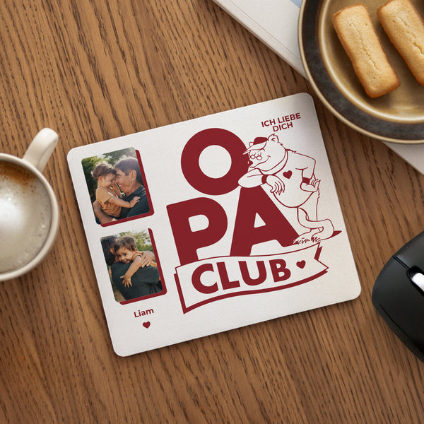 Mousepad Objekte Rechteck Opa Bär Club foto