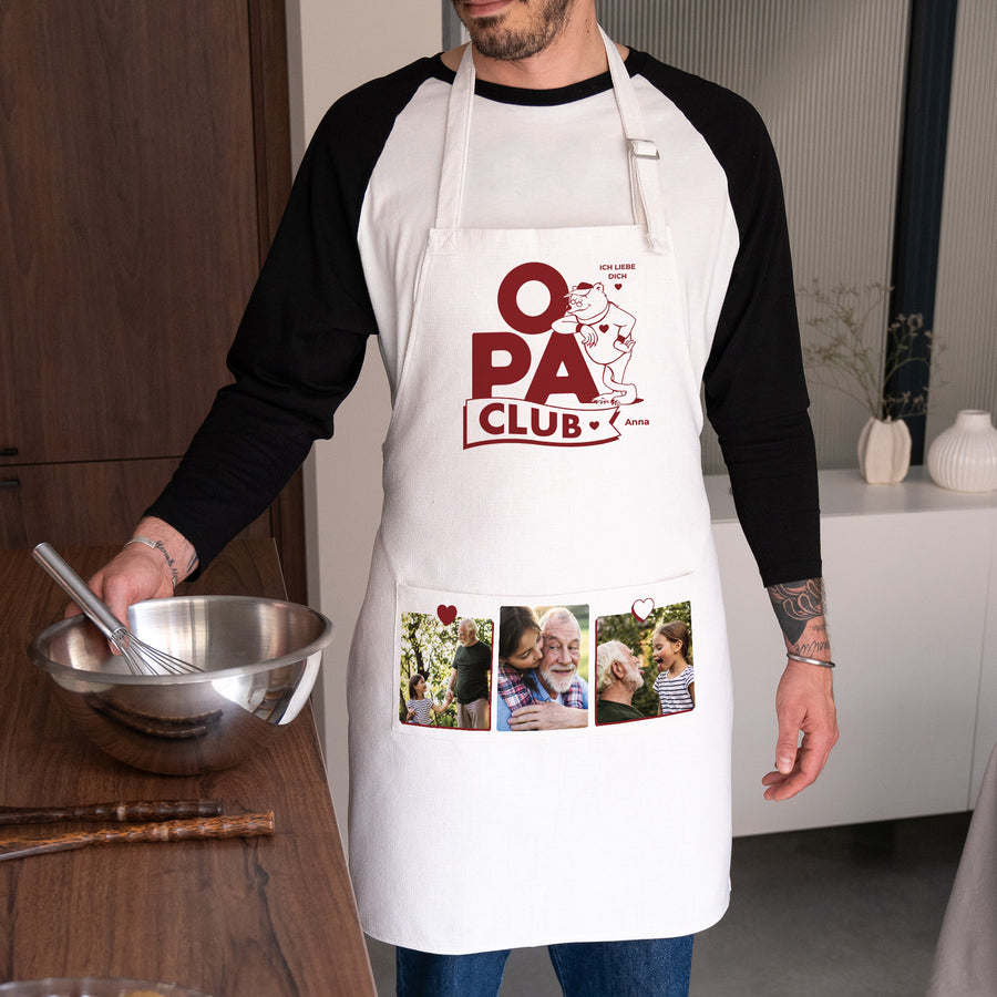 Schürze Objekte Natürliches Beige Opa Bär Club foto