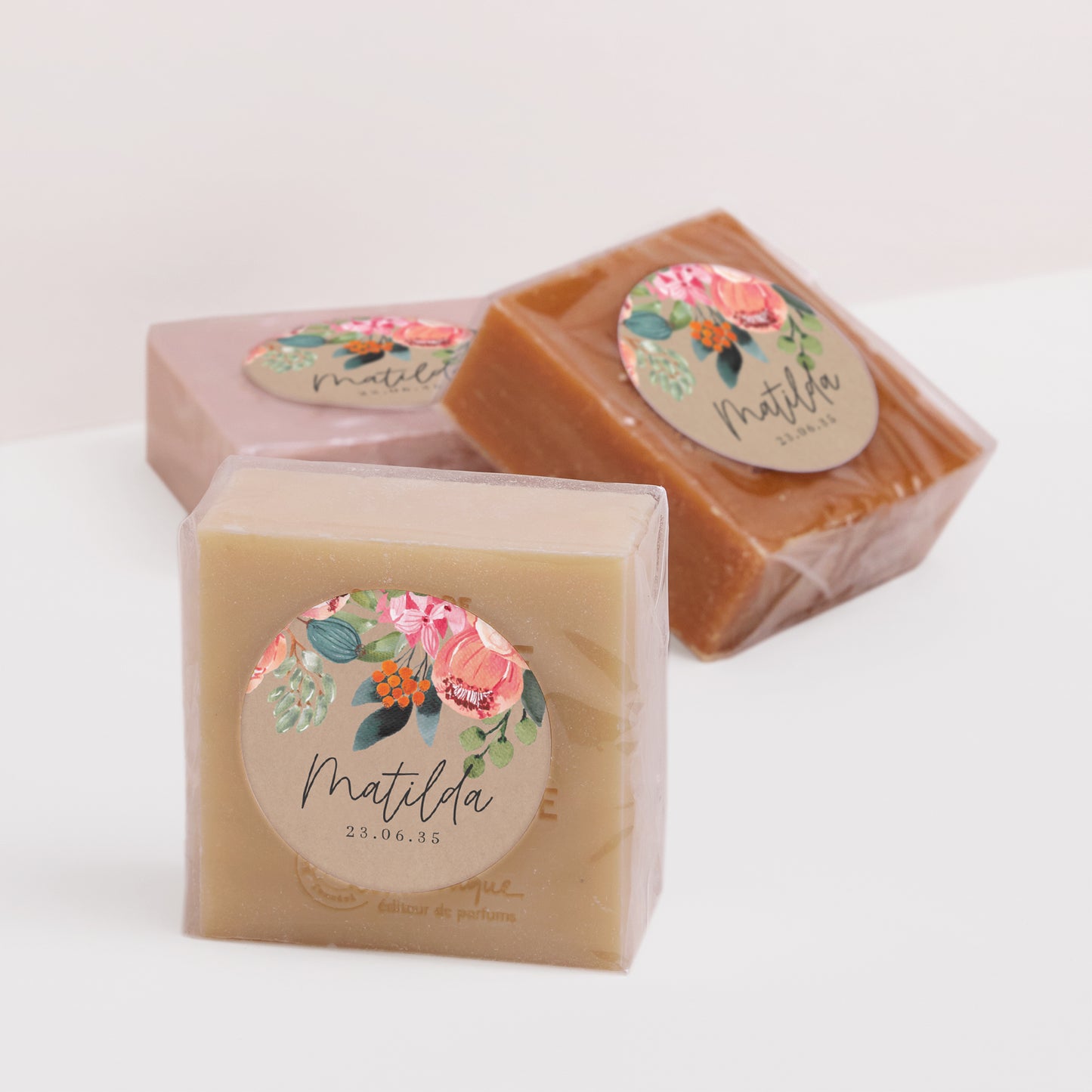 Sticker Geburt Rund Baby Bloom foto N° 2