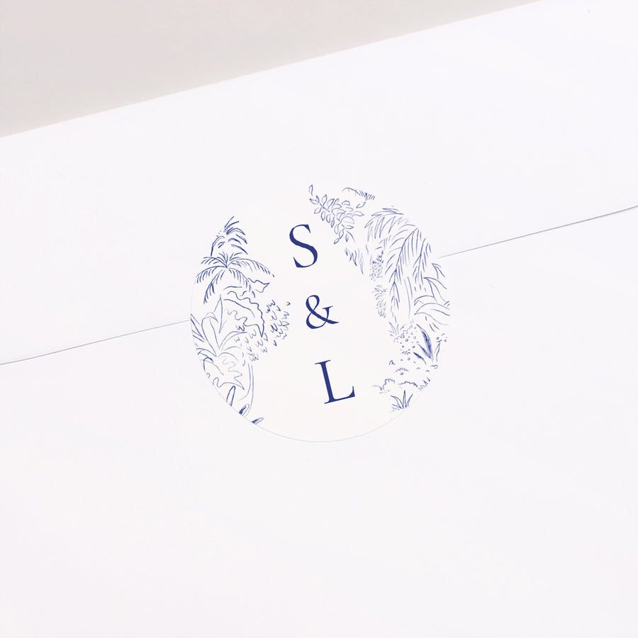 Sticker Hochzeit Rund Liebeslichtung foto