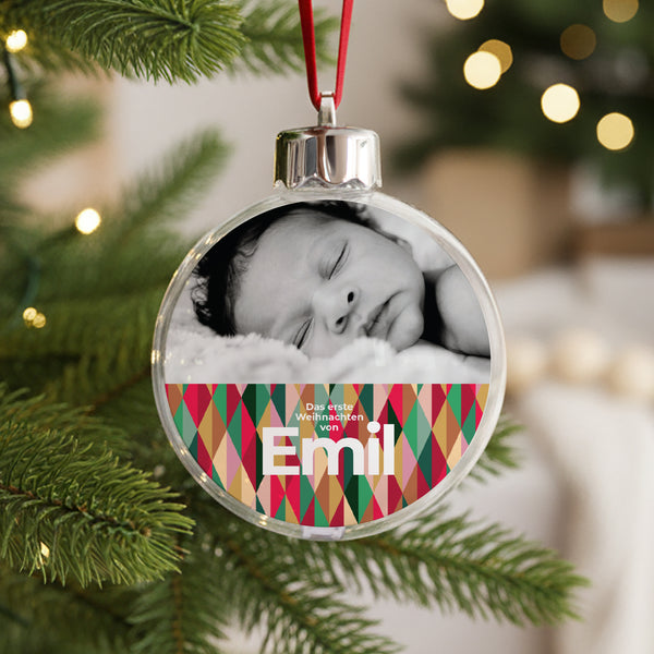 Weihnachtskugel Weihnachten Runde Weihnachten der Geburt foto