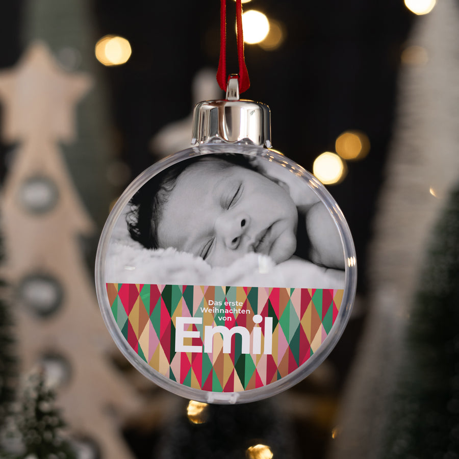 Weihnachtskugel Weihnachten Runde Weihnachten der Geburt foto