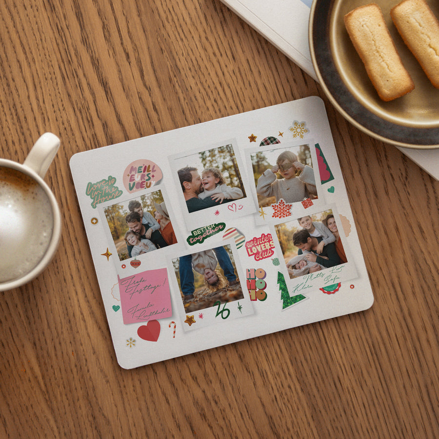 Mousepad Weihnachten Rechteck Winter-Polares foto