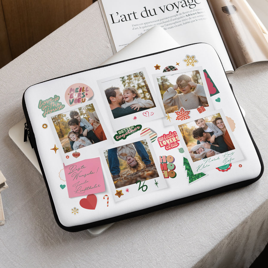 Laptophülle Weihnachten 15 Zoll Winter-Polares foto