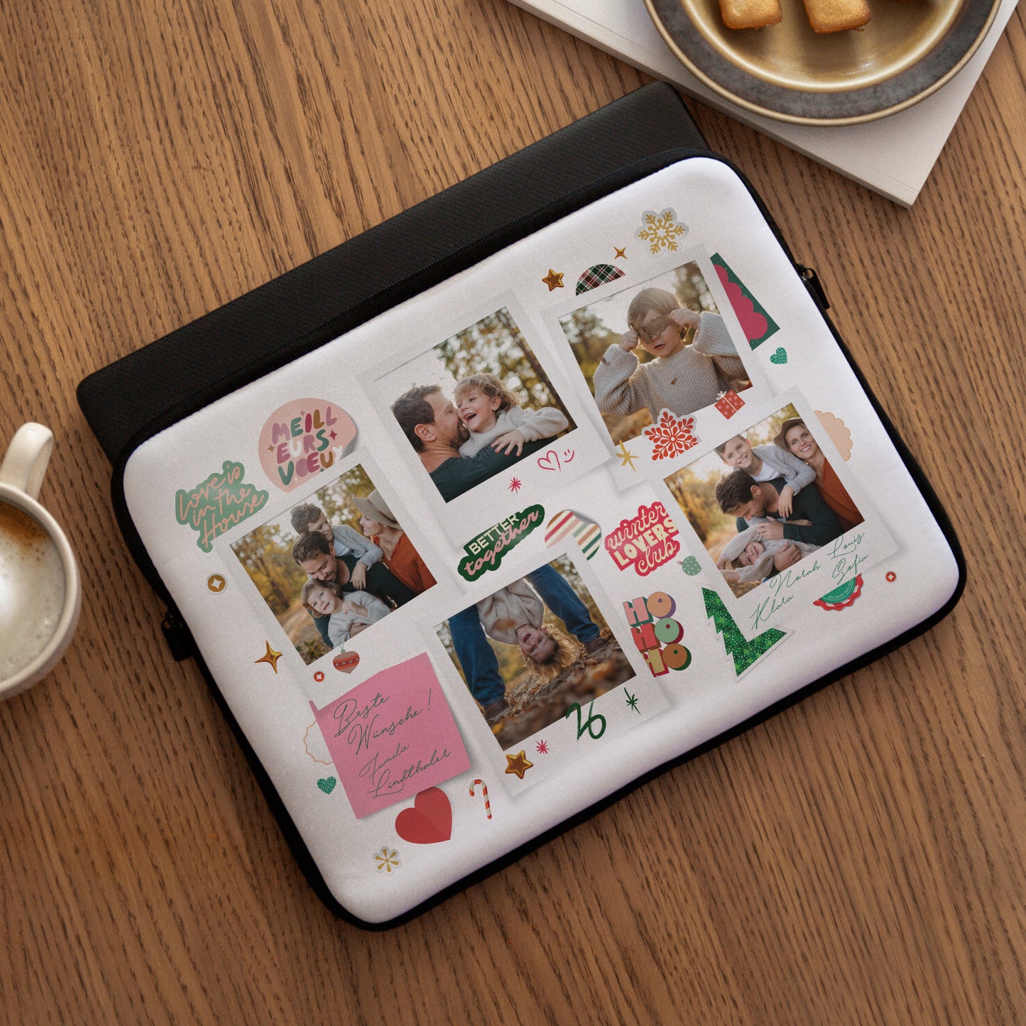 Laptophülle Weihnachten 15 Zoll Winter-Polares foto N° 3