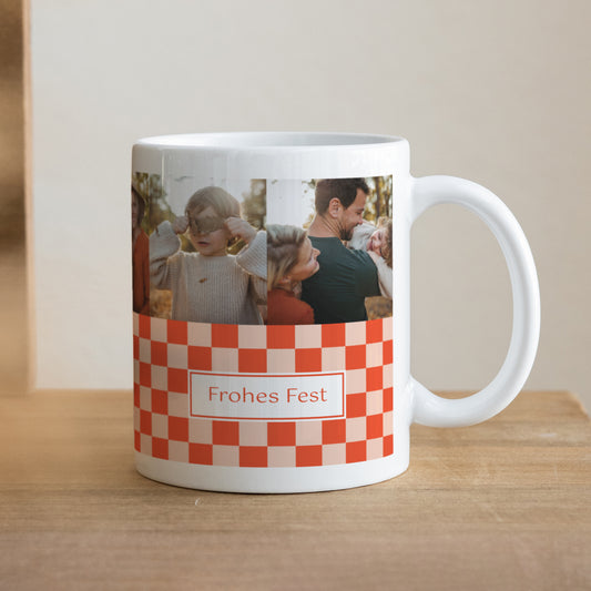 Tasse Weihnachten Weiß Weihnachtszauber foto