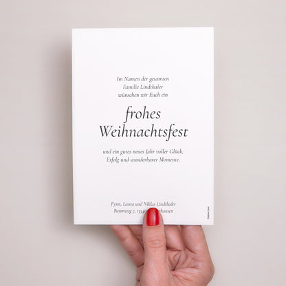 Weihnachtskarte Weihnachten Unter den Tannenzweigen foto N° 3