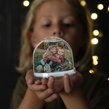 Schneekugel Weihnachten Glass Wertvolle Momente foto N° 2