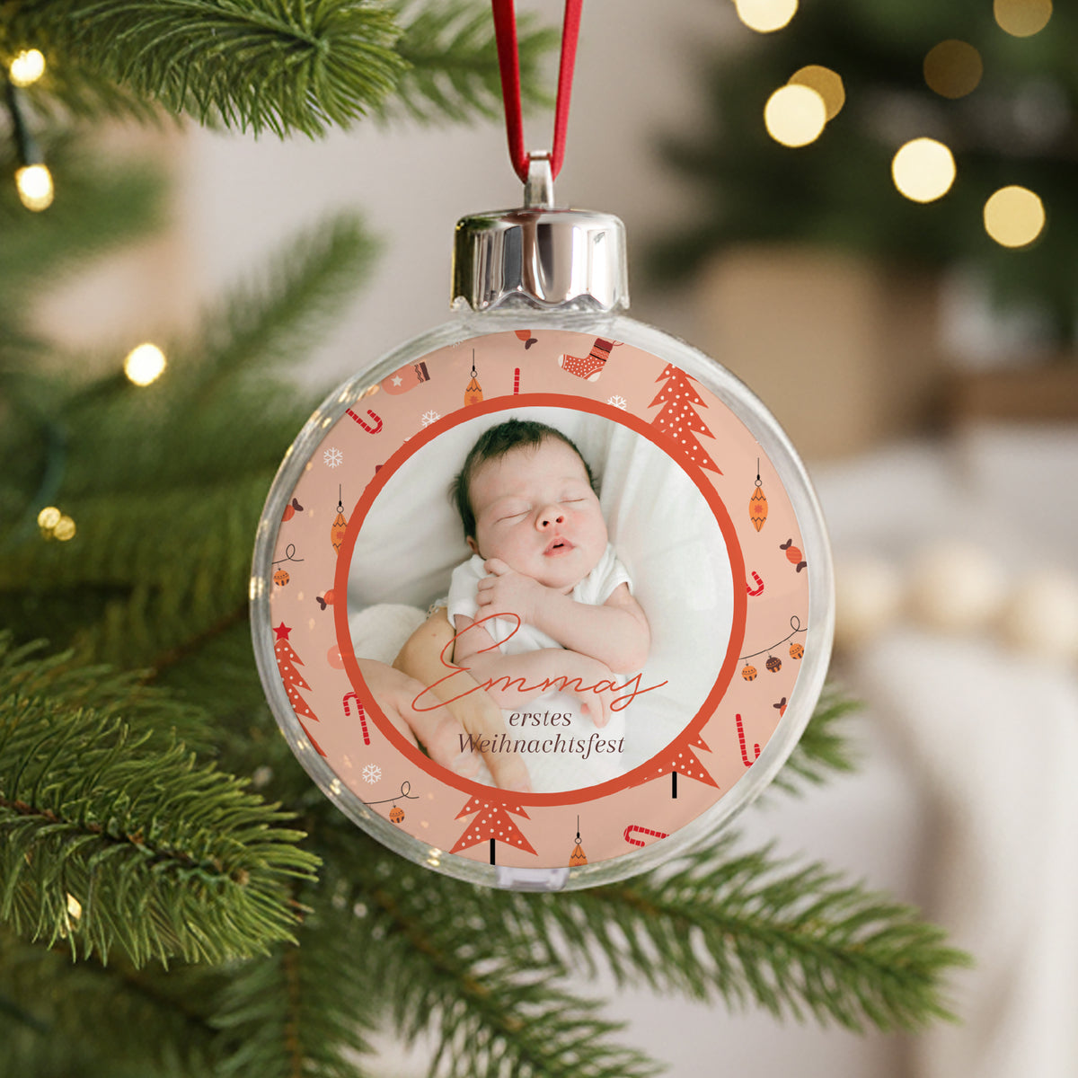 Weihnachtskugel Weihnachten Runde Wertvolle Momente foto N° 1