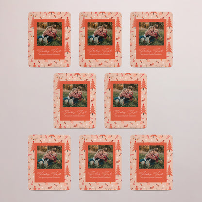 Weihnachtskarte Weihnachten Set von 8, magnetisch, rechteckig mit abgerundeten Ecken Wertvolle Momente foto N° 3