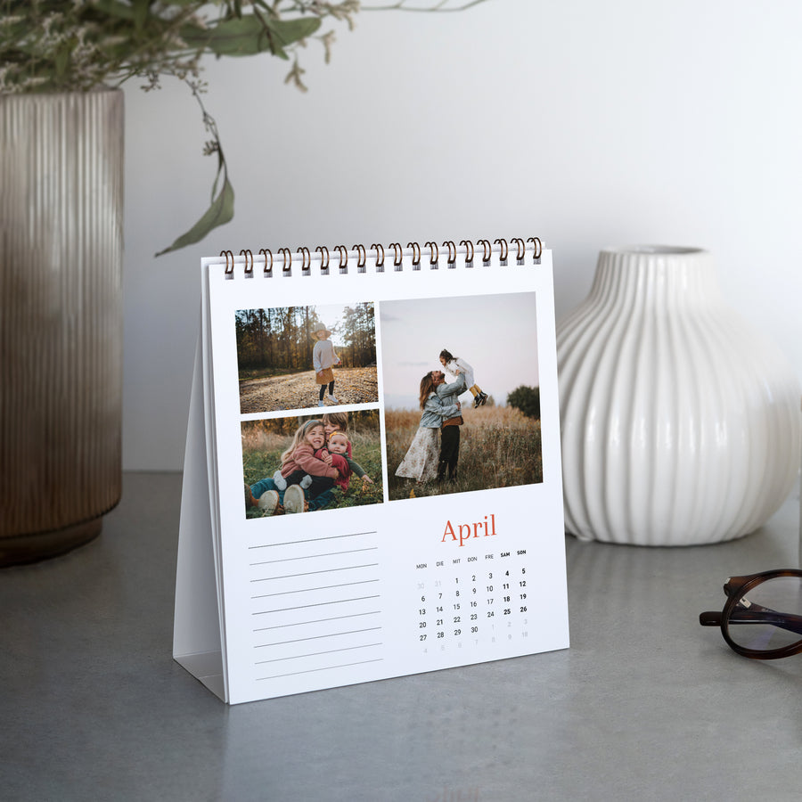 Kalender Weihnachten Büro, Staffelei Wertvolle Momente foto