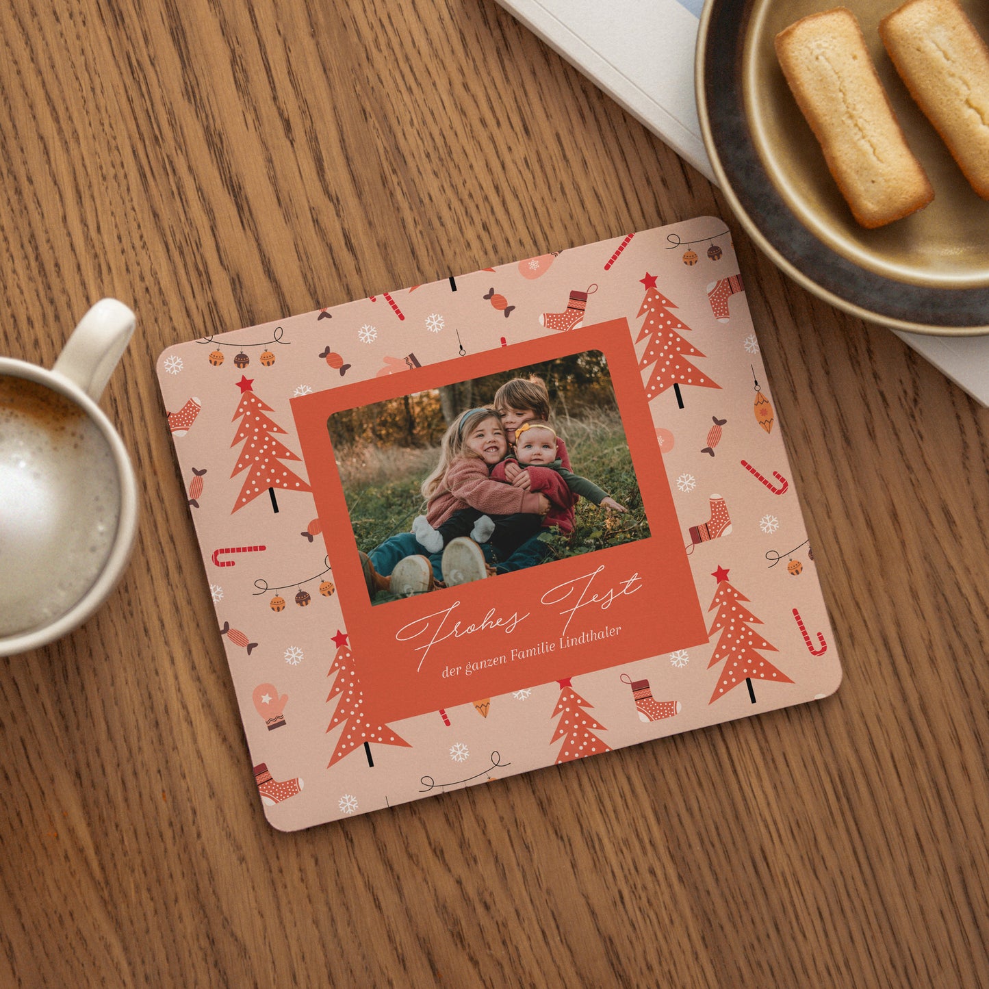 Mousepad Weihnachten Rechteck Wertvolle Momente foto N° 1