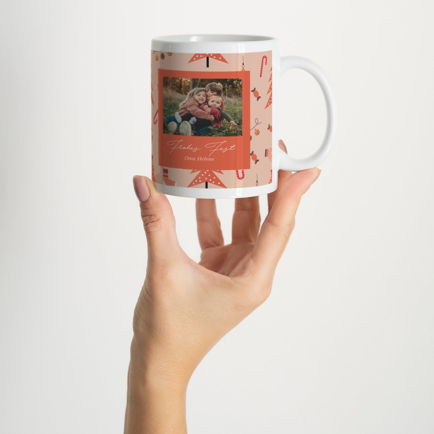 Tasse Weihnachten Weiß Wertvolle Momente foto N° 2