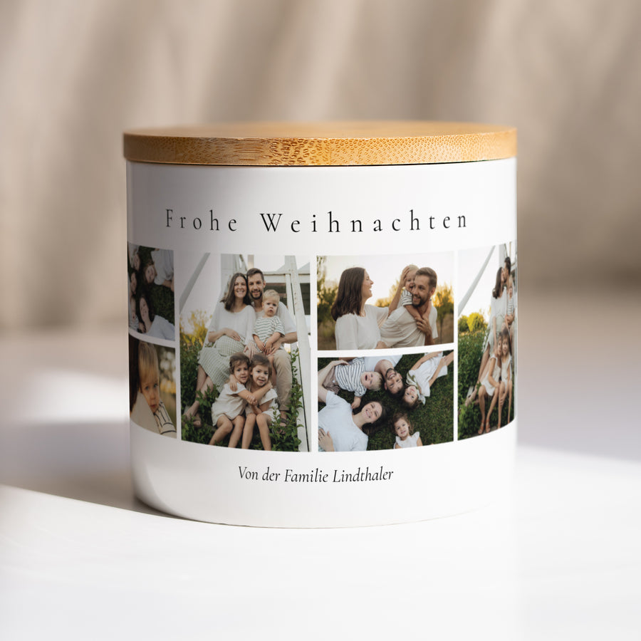 Keramiktopf Weihnachten 48 cl Weihnachten in Fotos foto