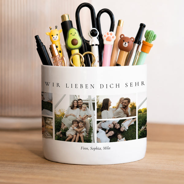 Stiftehalter 48 cl Wertvolle Momente in Fotos foto