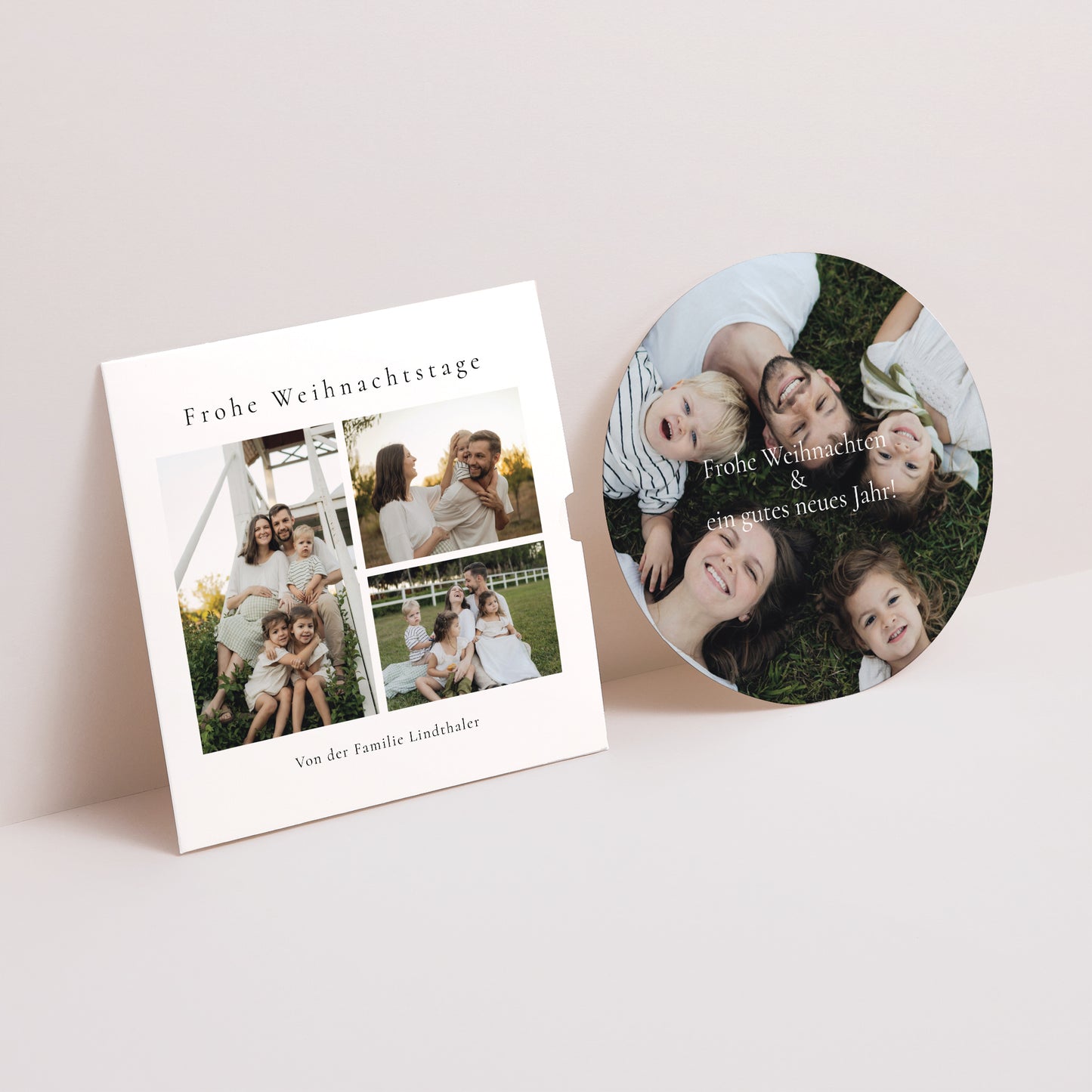 Weihnachtskarte Weihnachten Schallplattenhülle Weihnachten in Fotos foto N° 1