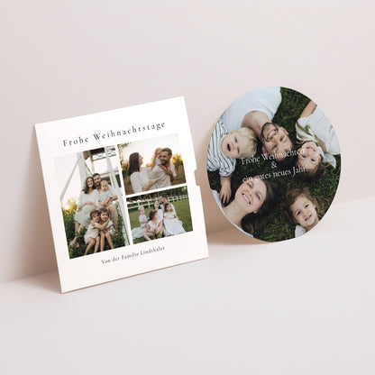 Weihnachtskarte Weihnachten Schallplattenhülle Weihnachten in Fotos foto N° 1