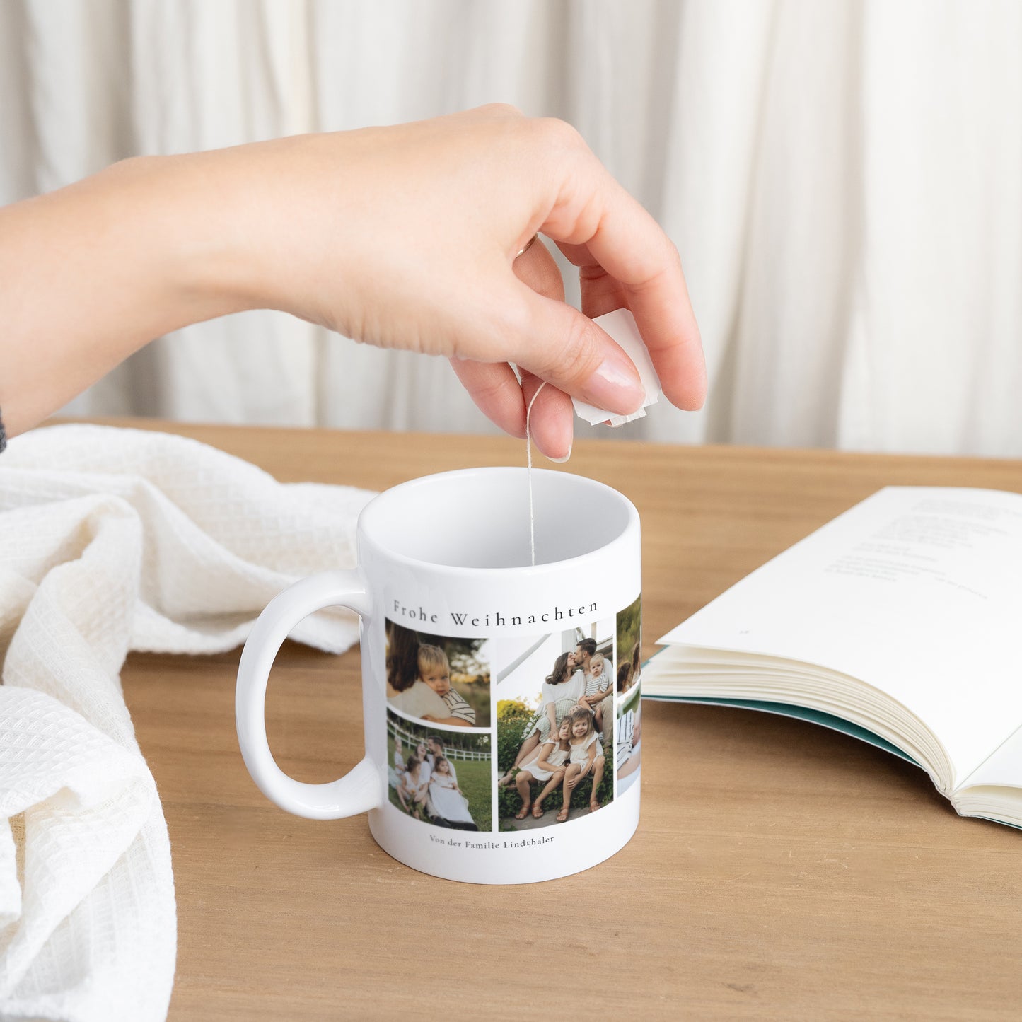 Tasse Weihnachten Weiß Weihnachten in Fotos foto N° 3