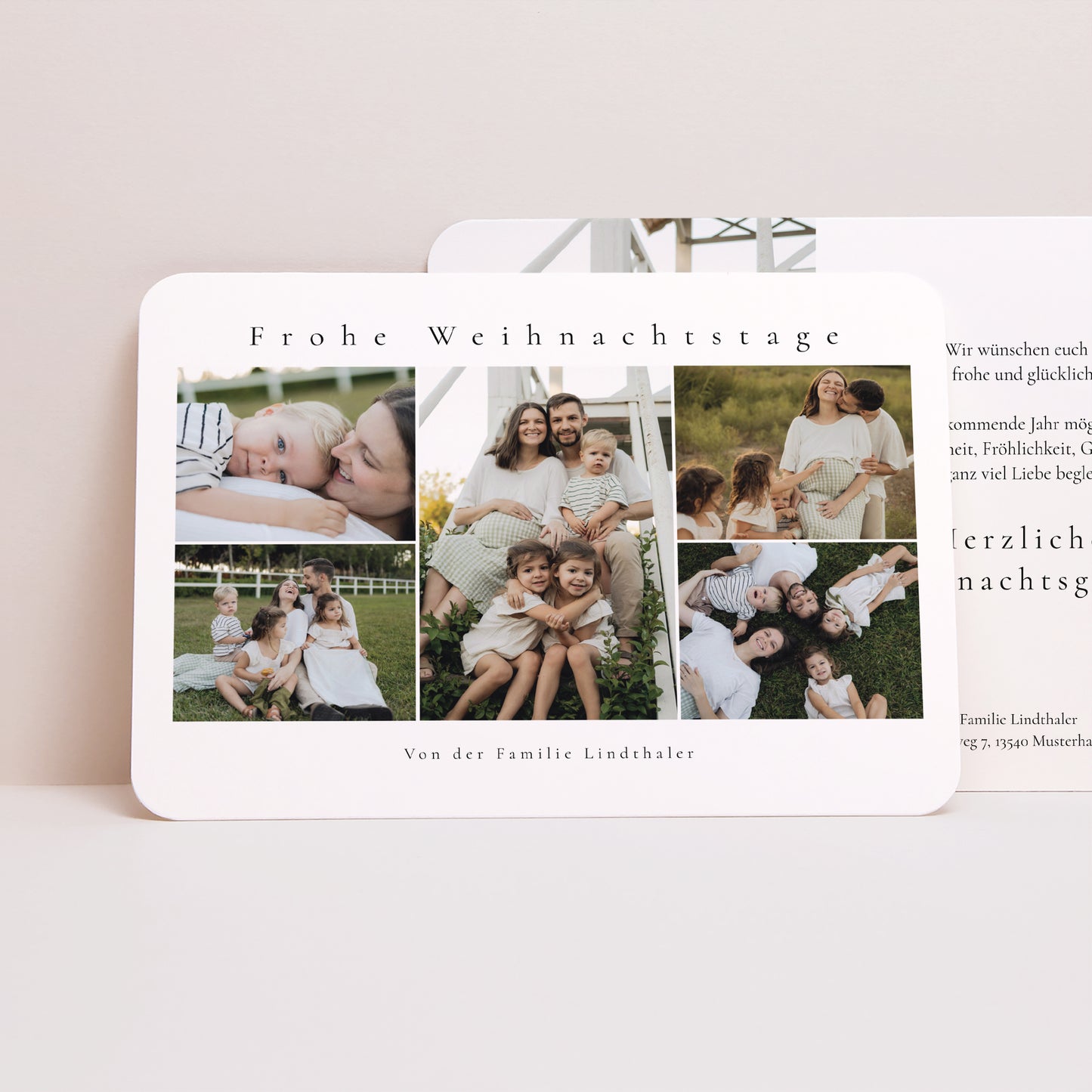 Weihnachtskarte Weihnachten Landschaft, abgerundete Ränder Weihnachten in Fotos foto N° 1