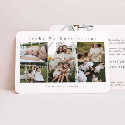 Weihnachtskarte Weihnachten Landschaft, abgerundete Ränder Weihnachten in Fotos foto N° 1