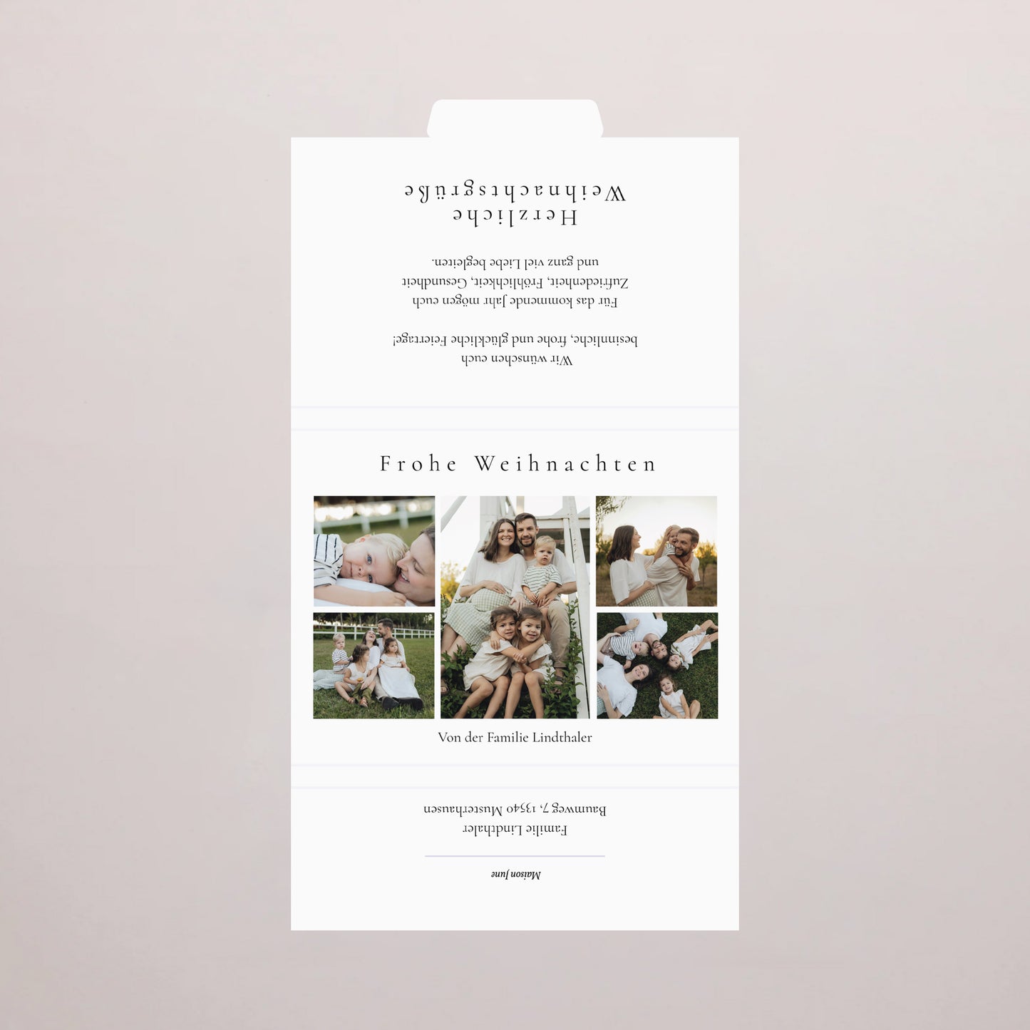 Personalisierte Schokoladenbox Weihnachten 6 Schokoladen Weihnachten in Fotos foto N° 3