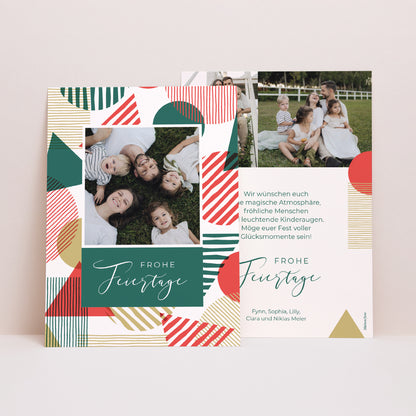 Weihnachtskarte Weihnachten Magie in Formen foto N° 1