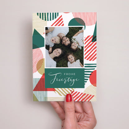 Weihnachtskarte Weihnachten Magie in Formen foto N° 2