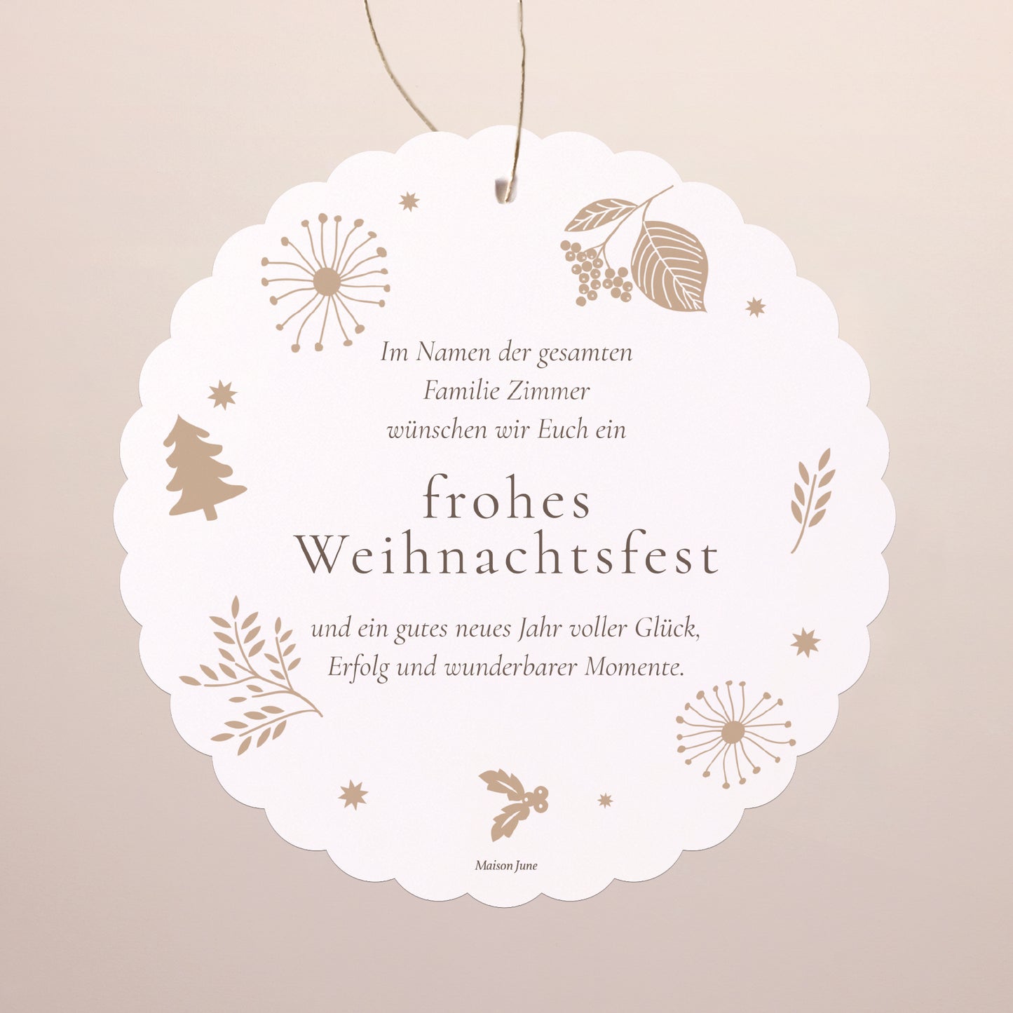 Weihnachtskarte Weihnachten Zum Aufhängen Weihnachtstraditionen foto N° 2