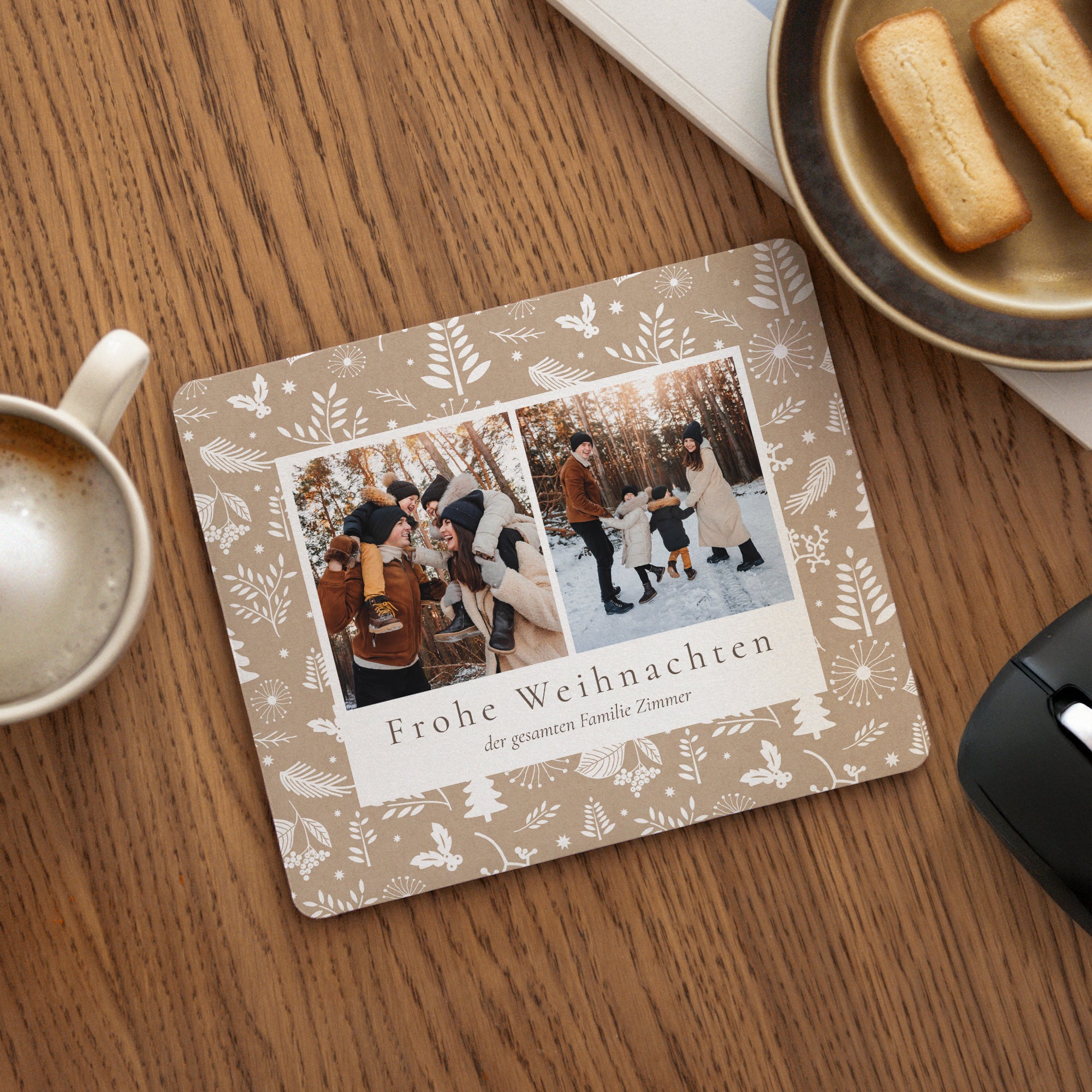 Mousepad Weihnachten Rechteck Weihnachtstraditionen foto N° 1