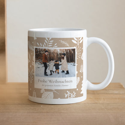 Tasse Weihnachten Weiß Weihnachtstraditionen foto N° 1