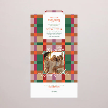 Personalisierte Schokoladenbox Weihnachten 6 Schokoladen Buntes Weihnachten foto N° 3