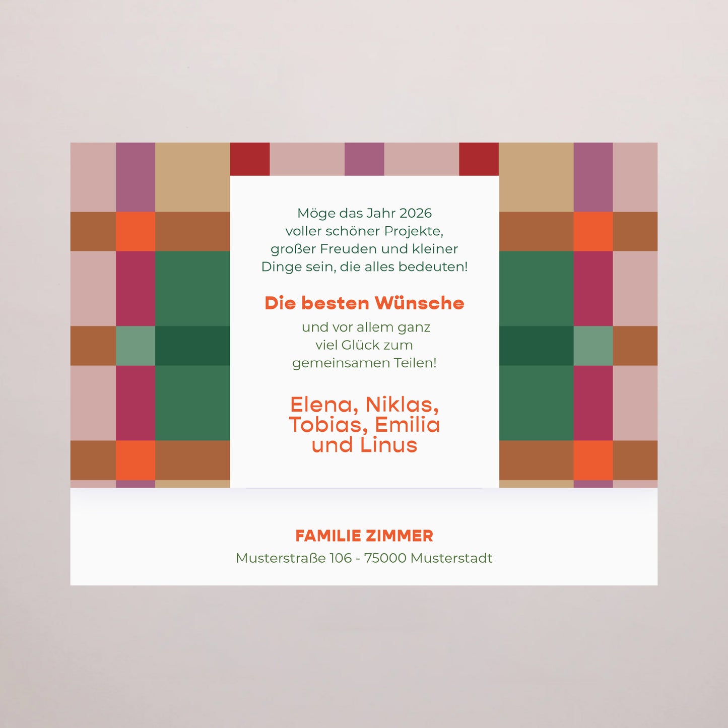 Personalisierte Schokoladenbox Weihnachten 6 Schokoladen Buntes Weihnachten foto N° 4