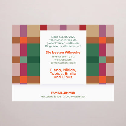 Personalisierte Schokoladenbox Weihnachten 6 Schokoladen Buntes Weihnachten foto N° 4