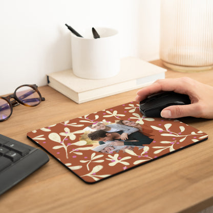 Mousepad Weihnachten Rechteck Holly Fuchsia II foto N° 2