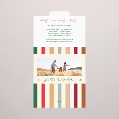 Personalisierte Schokoladenbox Weihnachten 6 Schokoladen Weihnachtsbänder foto N° 3