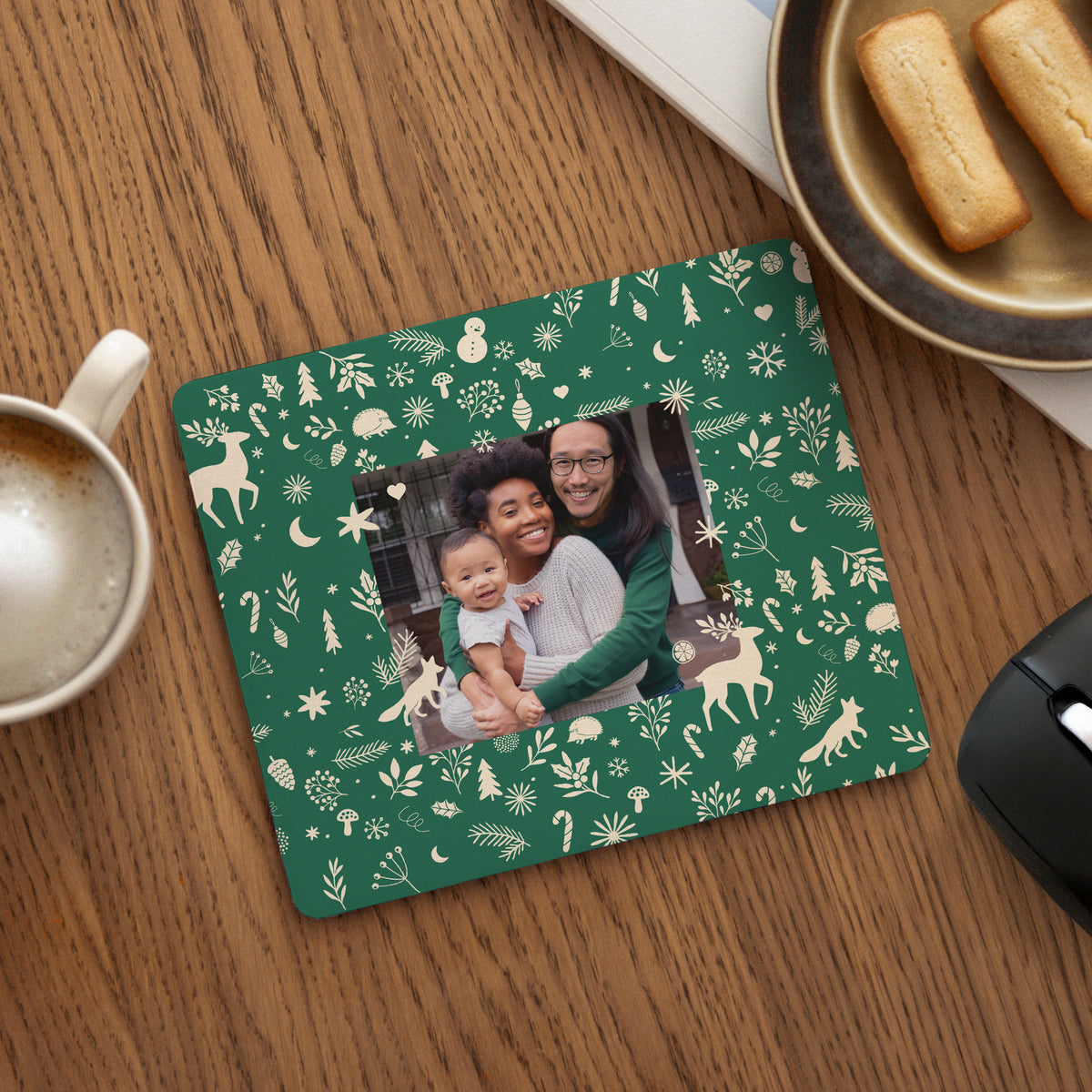 Mousepad Weihnachten Rechteck foto N° 1