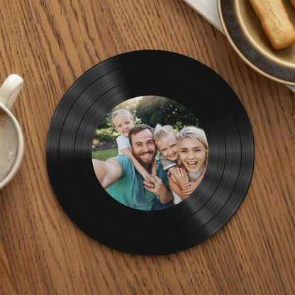 Mousepad Objekte Rund Retro Groove foto N° 1