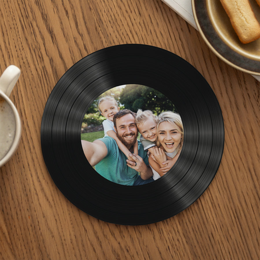 Mousepad Objekte Rund Retro Groove foto