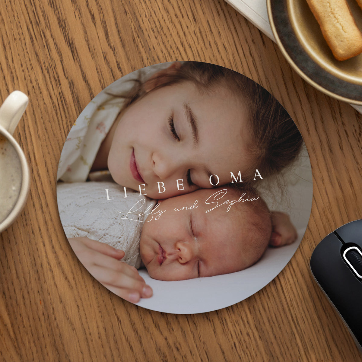 Mousepad Objekte Rund Herzen Vereint foto