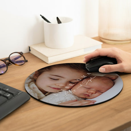 Mousepad Objekte Rund Herzen Vereint