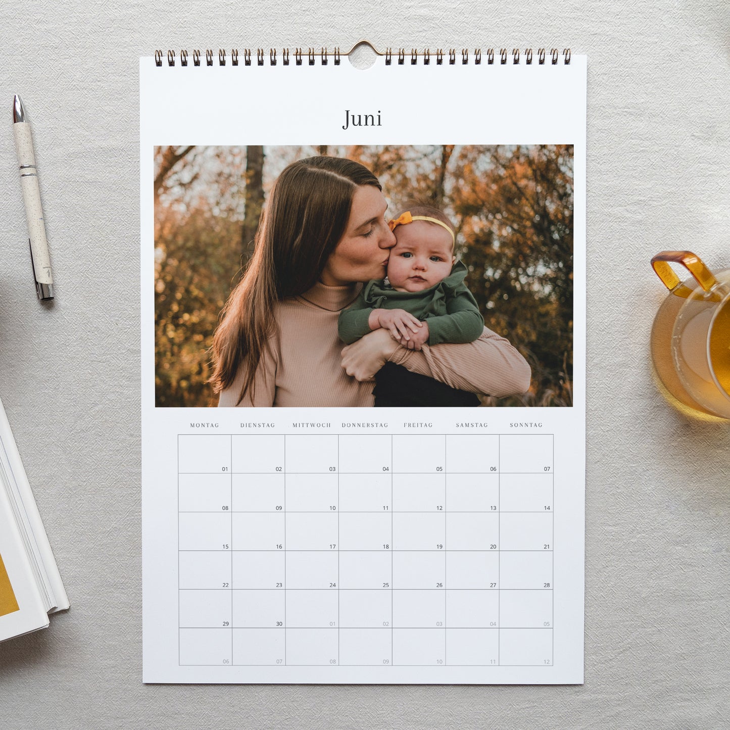 Kalender Weihnachten Wandgemälde A3 Familienerinnerungen foto N° 2
