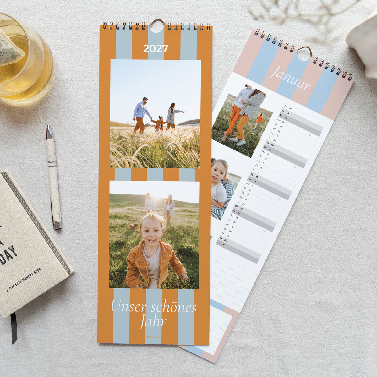 Kalender Weihnachten Beständig Saisonale Streifen foto N° 1