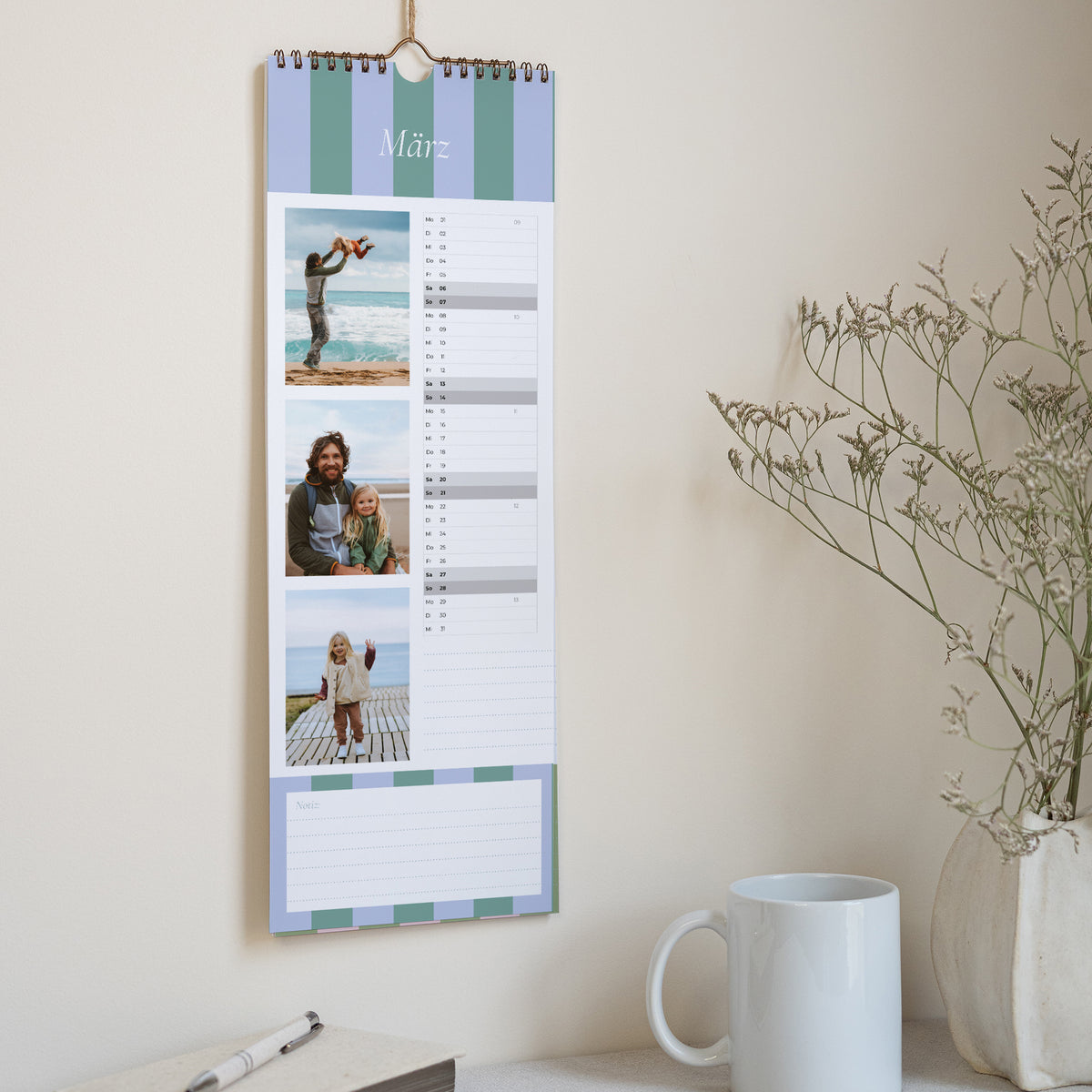 Kalender Weihnachten Beständig Saisonale Streifen foto N° 2