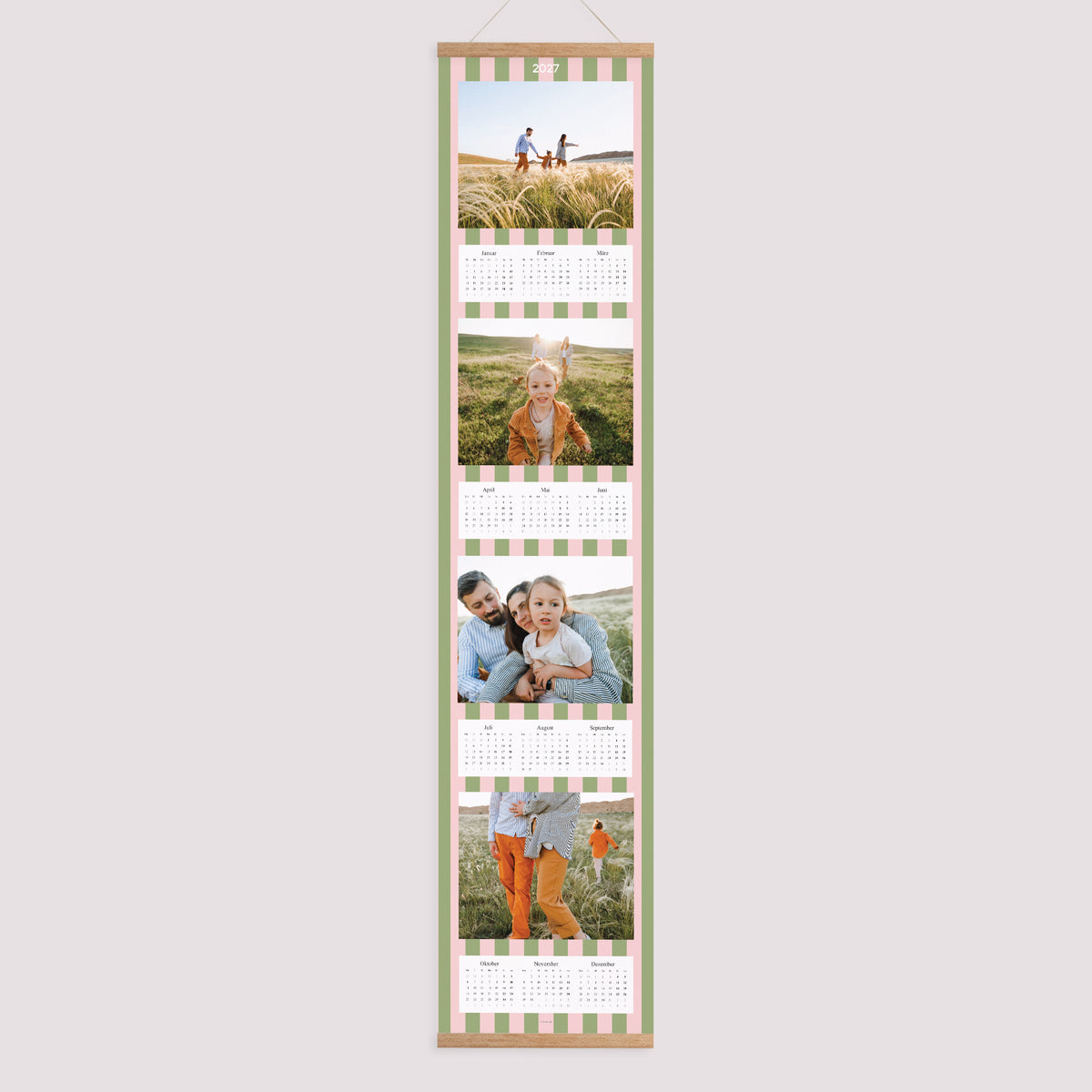 Kalender Weihnachten Papier Saisonale Streifen foto N° 1