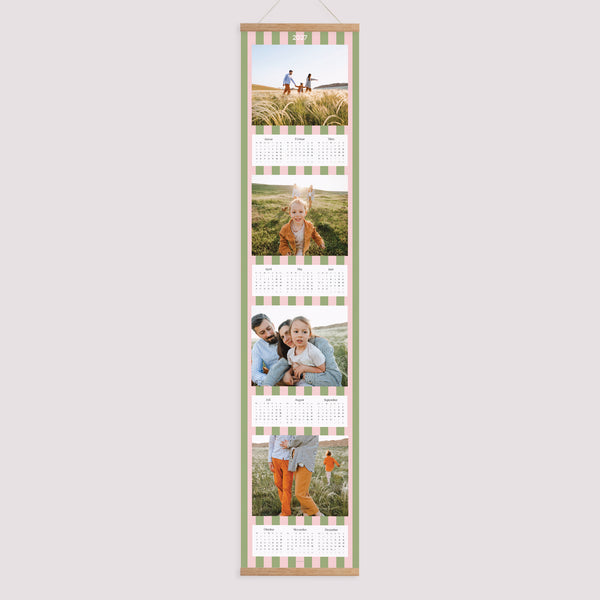 Kalender Weihnachten Papier Saisonale Streifen foto